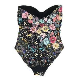 Johnny Was Floral Print Swimsuit